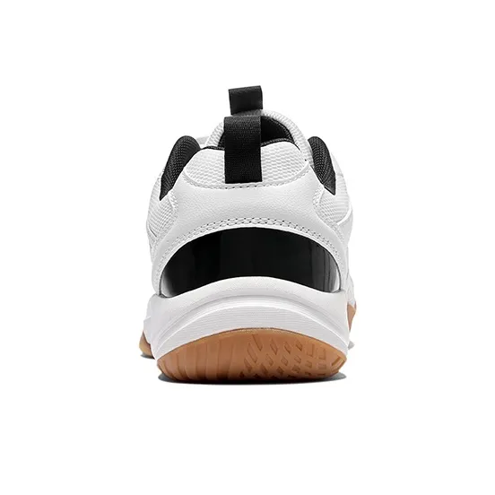 Warrior Wear resistant Lightweight Breathable And Non slip. Low Top Badminton Shoes Men's White Black-2