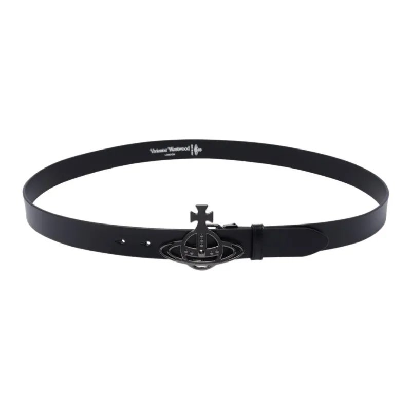Vivienne Westwood Small Line Orb buckle Belt-0