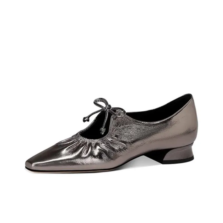JESSICA SOPHIA Casual Single Shoes 2cm Women's Black-2