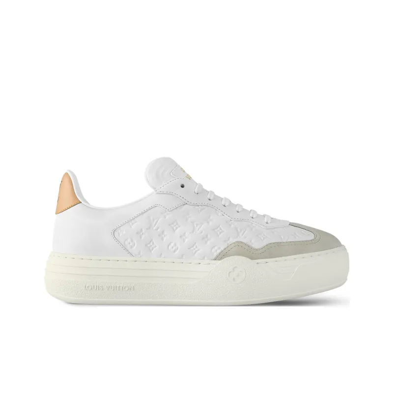 LOUIS VUITTON Groovy Low Top Skateboard Shoes Women's Ecru-1