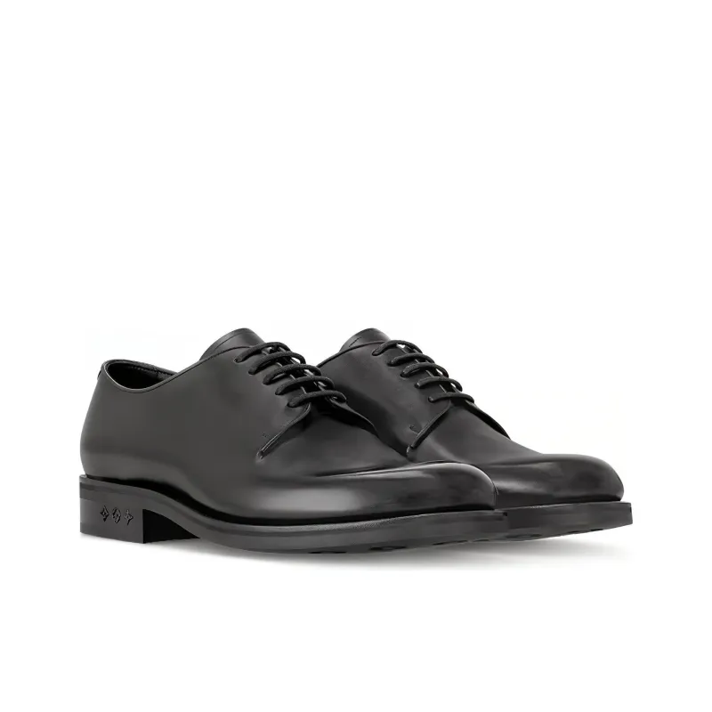 LOUIS VUITTON Fle Dress Shoes Men's Black-1