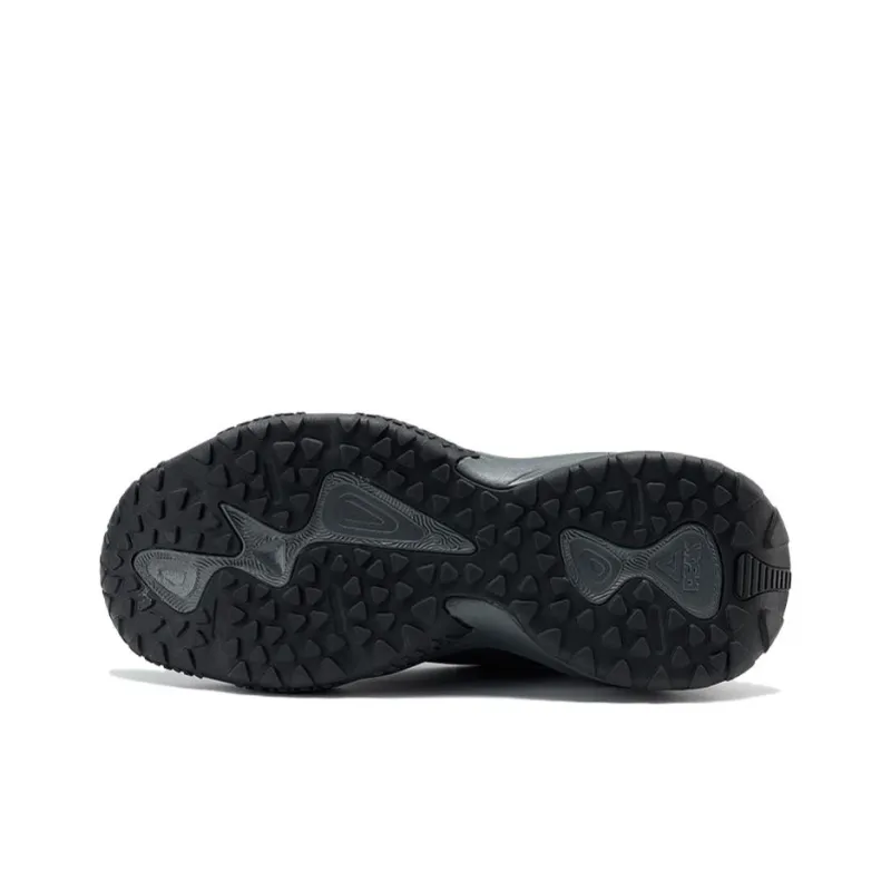 PEAK Tai Ji1.0 Cushioning Support Low Top Casual Shoes Men's Dark Gray Black-4