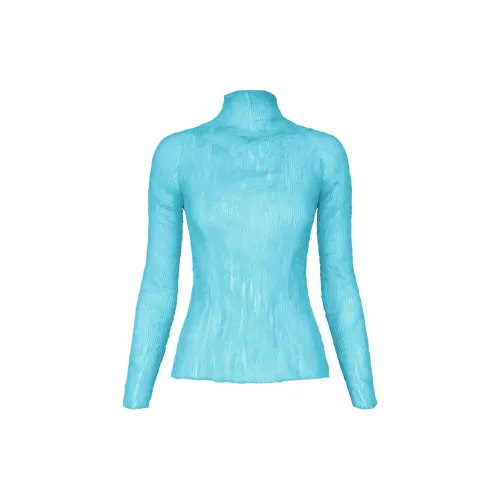 ISSEY MIYAKE T-Shirts Women's Sky Blue