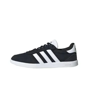 Adidas LITE RACER 4.0 Anti Slip Wear Resistant Low Top Skateboard Shoes Unisex Black White