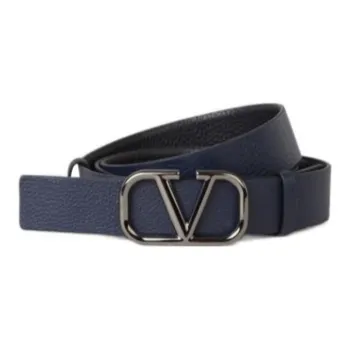 Valentino VLogo Plaque Reversible Belt