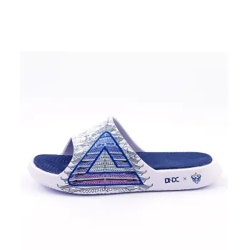 PEAK Slide Slippers Unisex White Blue