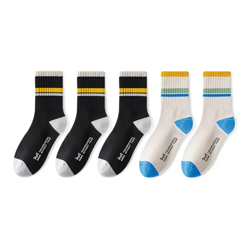 MIIOW Fruit Printing Series Mid Calf Socks Unisex Combo Set-16