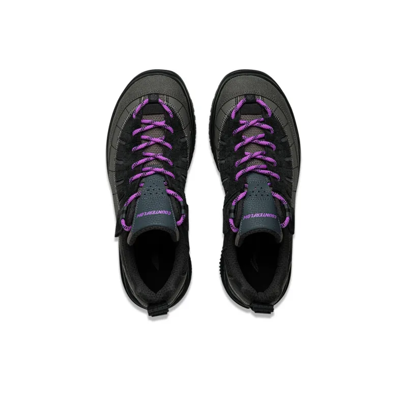 LiNing CF Su Linchuan Lite Cushioning Wear Resistant Low Top Outdoor Trekking Shoes Men's Black-3
