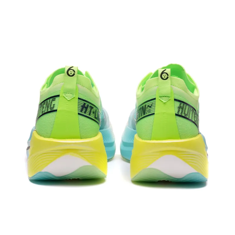 HUITENG Cushioning Anti-Slip And Wear-Resistant Coverage Mid-Top Running Shoes Unisex Blue Phoenix Spreads Wings-5