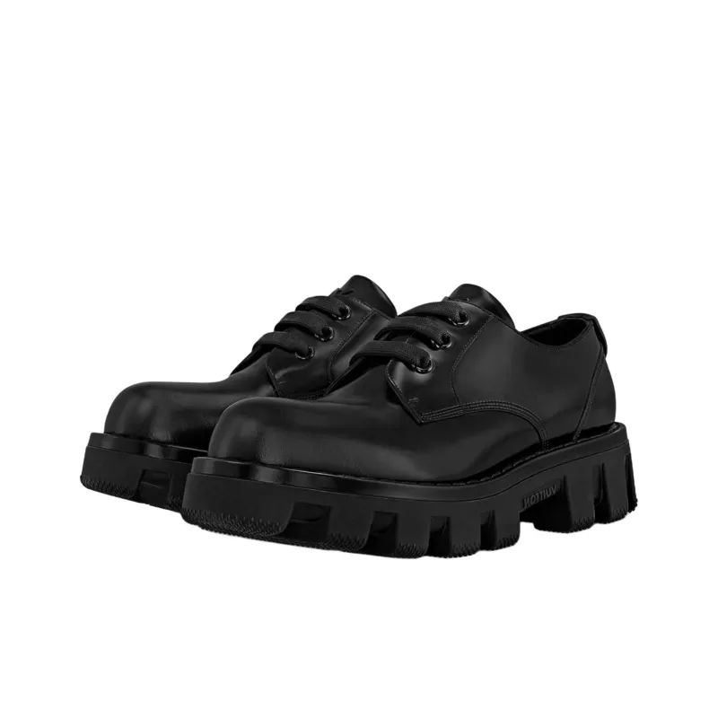 LOUIS VUITTON Casual Shoes Men's Black-3