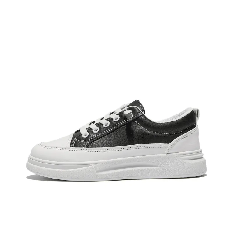 Little Red Man Casual And Versatile Low-Top Skateboard Shoes Women's-4