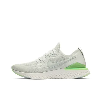 Nike Epic React Flyknit 2 Light Silver Lime Blast Women's