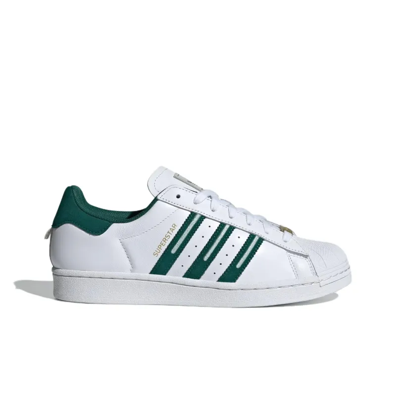 Adidas Superstar Cloud White Collegiate Green Grey-1