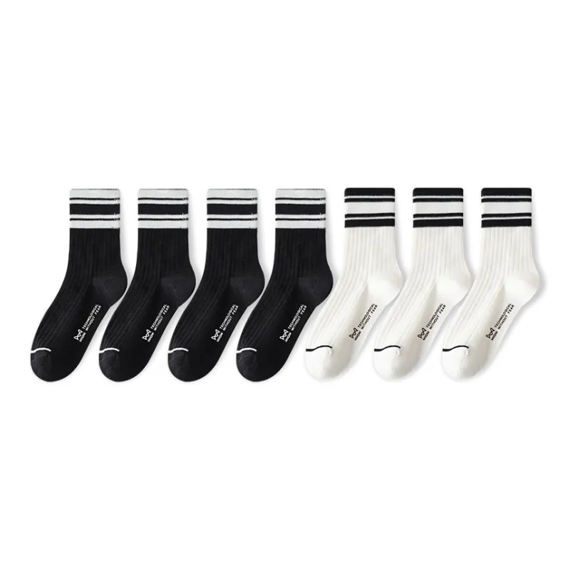 MIIOW Cool One Summer Series Mid Calf Socks Unisex 5 Pack-105