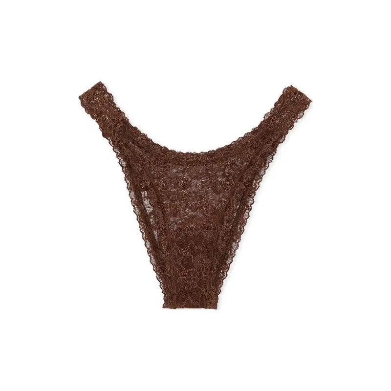 Victoria's Secret THE LACIE Lace Brazilian Panty / Ganache Underpants Men's 1 Pack Gantcher-0