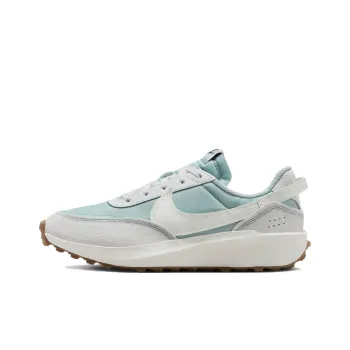 Nike Waffle Debut Anti Slip Wear Resistant Low Top Casual Shoes Women's Blue Gray