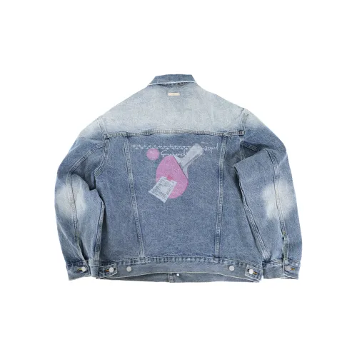 Nothingbutmini X Nothingbutmini By Alphabet Squad Denim Jackets Unisex Denim Blue