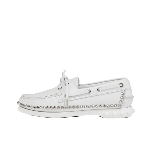 CL LUBOTING Gerockel Boat Shoes Women's White