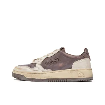 AUTRY Super Vintage Low Top Skateboard Shoes Women's White Umber
