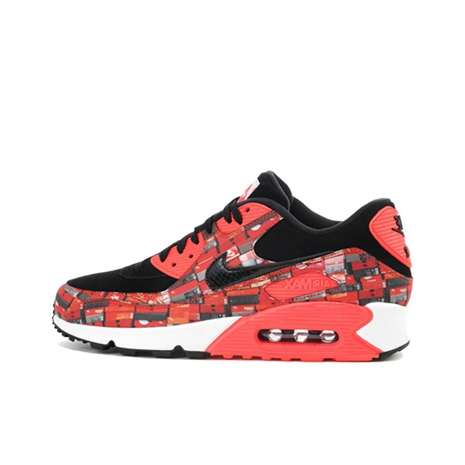 nike air max 90 black bright crimson