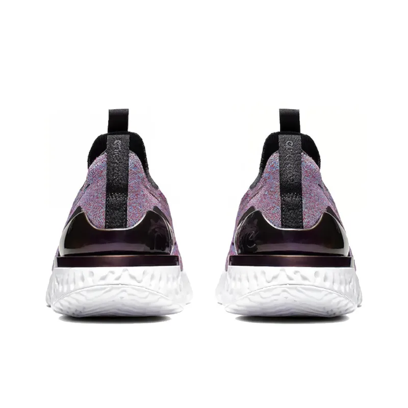 Nike Epic React Moc Flyknit Black University Red Hyper Jade-4
