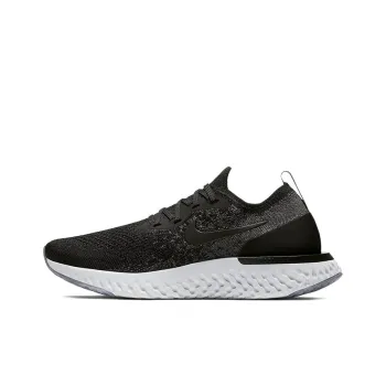 Nike Epic React Flyknit Black Dark Grey Women's