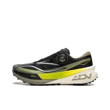 LiNing Dilu Anti Slip Wear Resistant Low Top Casual Running Shoes Men's Black Green