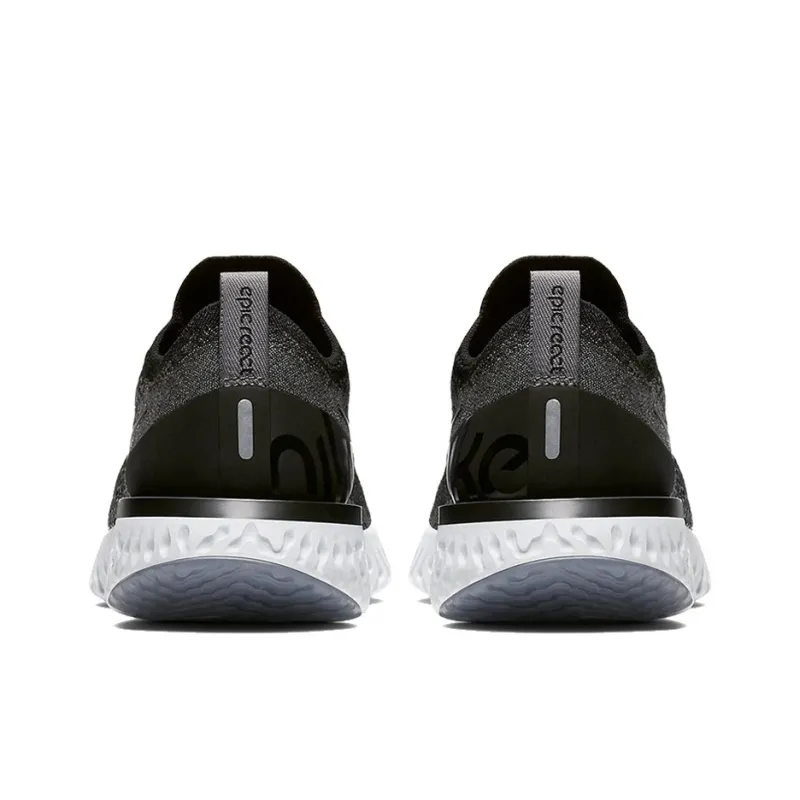 Nike Epic React Flyknit Black Dark Grey Women's-4