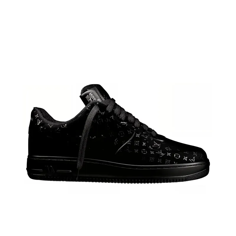 Nike Air Force 1 Low X LOUIS VUITTON Shoes 'Black Anthracite'-1