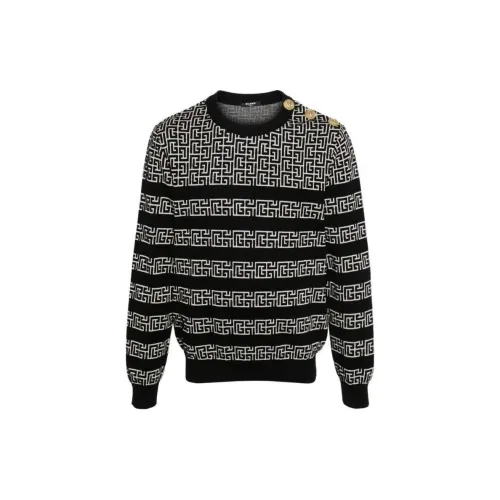 BALMAIN Sweaters Men Gray