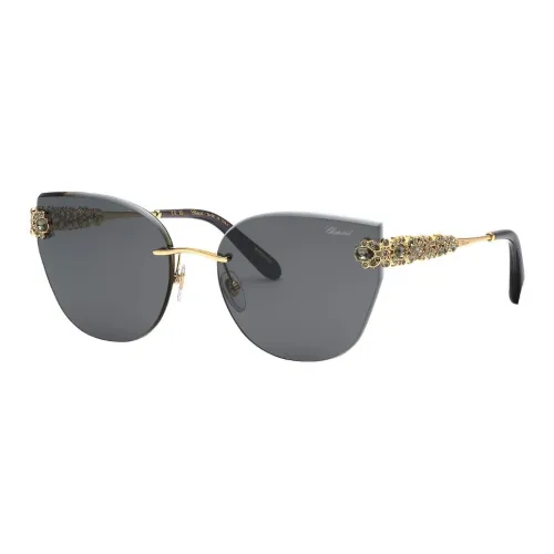 CHOPARD Metal Crystal Cat Eye Gg0024s Sunglasses Women's Black