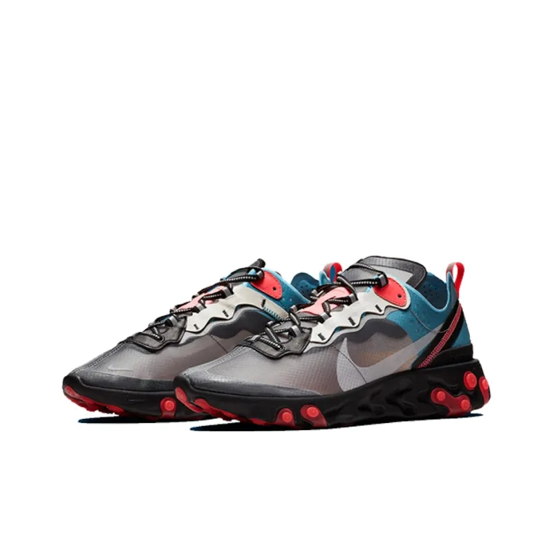 Nike React Element 87 Blue Chill Solar Red-2