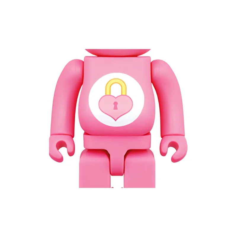 Bearbrick X Care Bears Secret Bear Pink-2