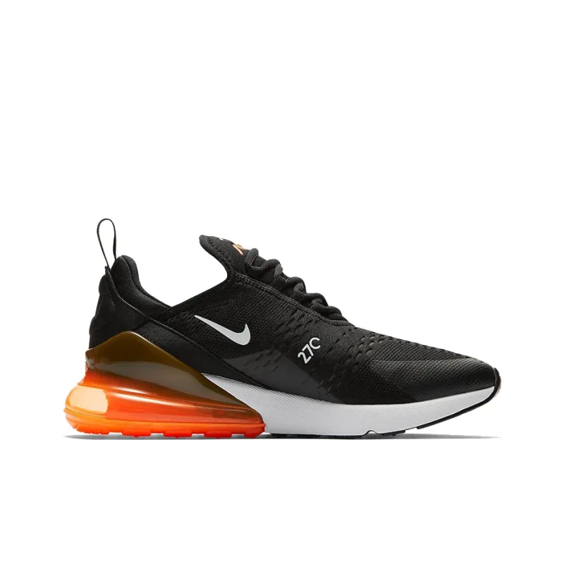 Nike Air Max 270 Black White Total Orange-1