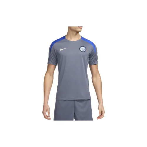 Nike Inter Milan Soccer Jerseys Men Blue Gray