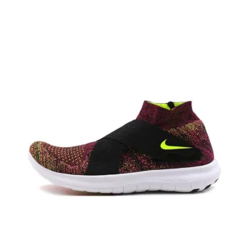 Nike Free Rn Motion Fk 2017 'Black Volt Racer Pink' Women's