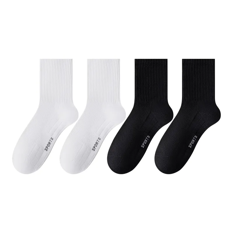 XXLLG Mid Calf Socks Men's 4 Pack-7