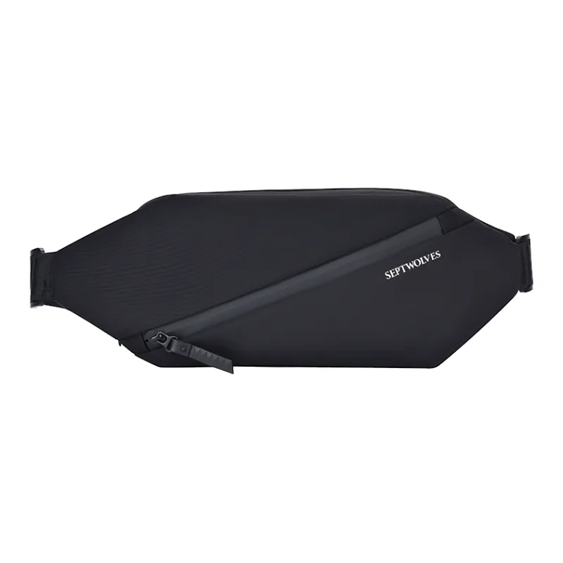 SEPTWOLVES Fabric Fanny Pack Regular Men's Black-0