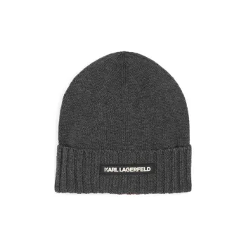 KARL LAGERFELD / Karl Lagerfeld Jeans Embroidered logo Beanie