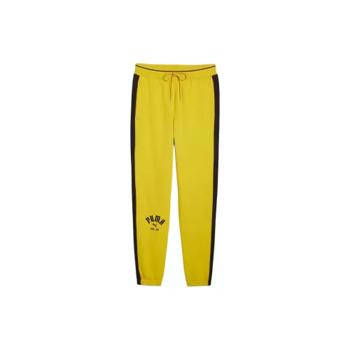 PUMA PLAY LOUD T7 Knitted Sweatpants Men Bright Lime Green