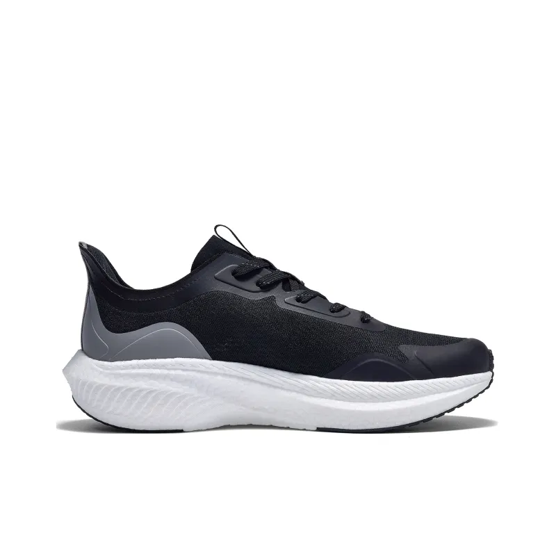 Kappa Anti-Slip And Wear-Resistant Rebound Lightweight Low-Top Casual Running Shoes Unisex Black-1