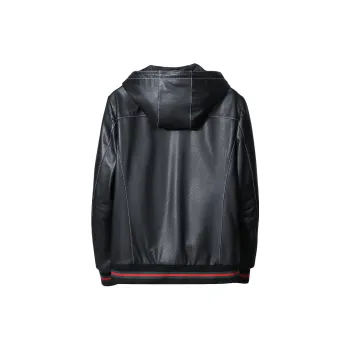 FORTEI Leather Jacket Men's Black