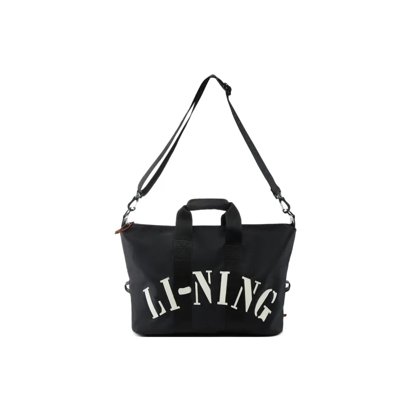 LiNing Sports Life Collection Polyester Handbag, Shoulder Bag, Crossbody Bag Unisex Basic Black-1