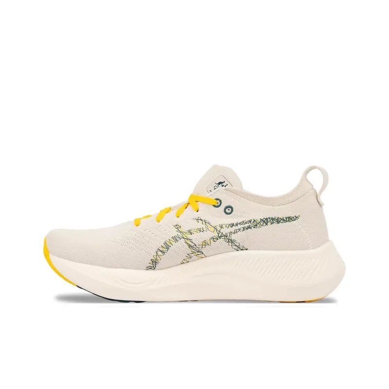 Asics Australian Olympic Team Series Anti-Slip Wear-Resistant Low-Top Training Running Shoes Unisex Beige-1
