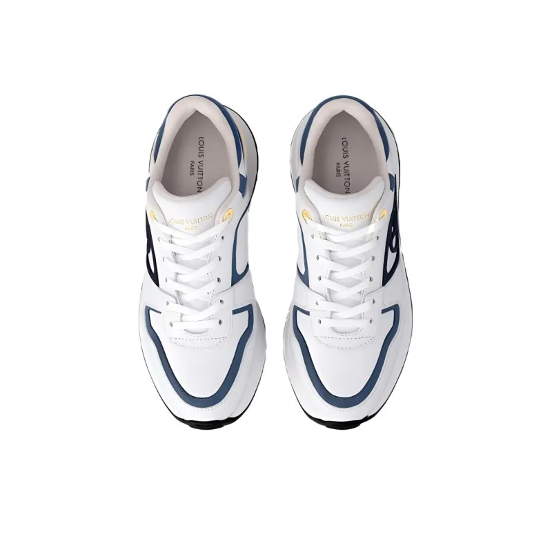 LOUIS VUITTON Neo Run Away Low Top Casual Shoes Women's White-3
