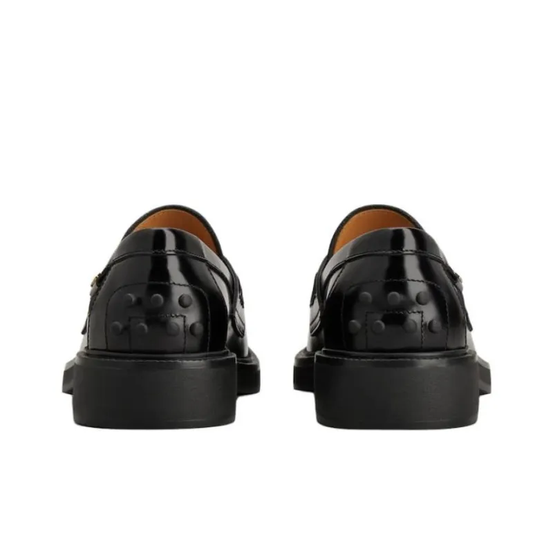 TOD'S Logo Plaque Slip On Loafers Women's-3