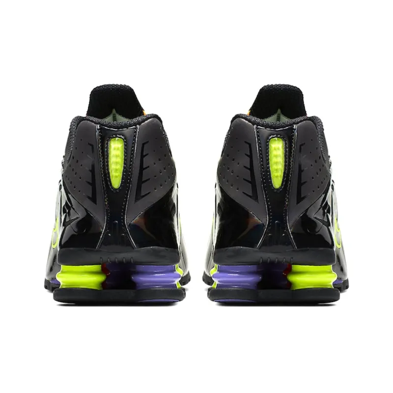 Nike Shox R4 Gel Black Neon-3