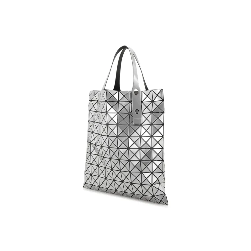 ISSEY MIYAKE Prism Polyvinyl Chloride Tote Bag Shopping Bag Handbag Women's Silver-2