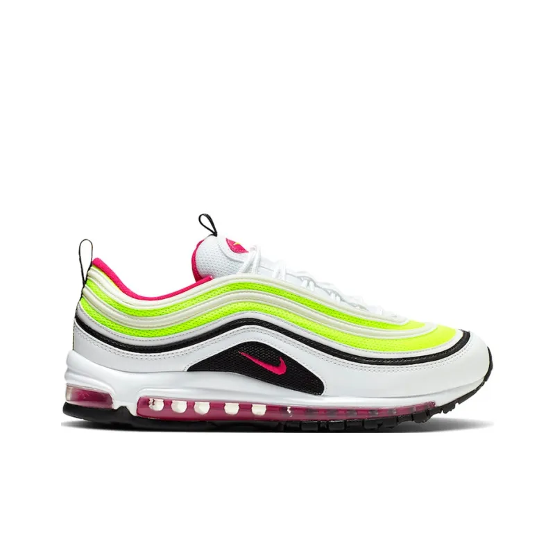 Nike Air Max 97 White Black Volt Rush Pink-1