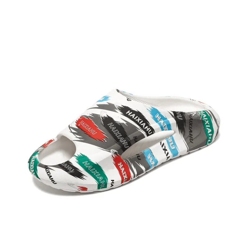 Yalu Rubber Sole Quiet Slide Slippers Unisex-6